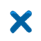 Heavy Multiplication X emoji on Messenger